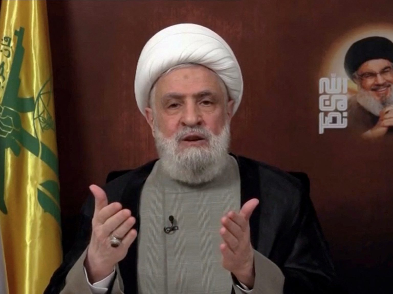 Hezbollah chief says will work with Lebanon military to implement ceasefire | Israel assaults Lebanon Information Hezbollah chief says will work with Lebanon military to implement ceasefire | Israel assaults Lebanon Information