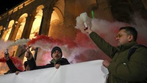 Professional-EU Georgians collect for second night time of protests towards accession freeze