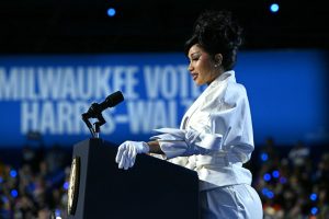 Cardi B, At Kamala Harris Rally, Warns Of Donald Trump’s “Plan To Hustle You”