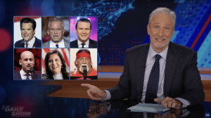 Jon Stewart Predicts Trump Will Nominate Hulk Hogan To Cupboard