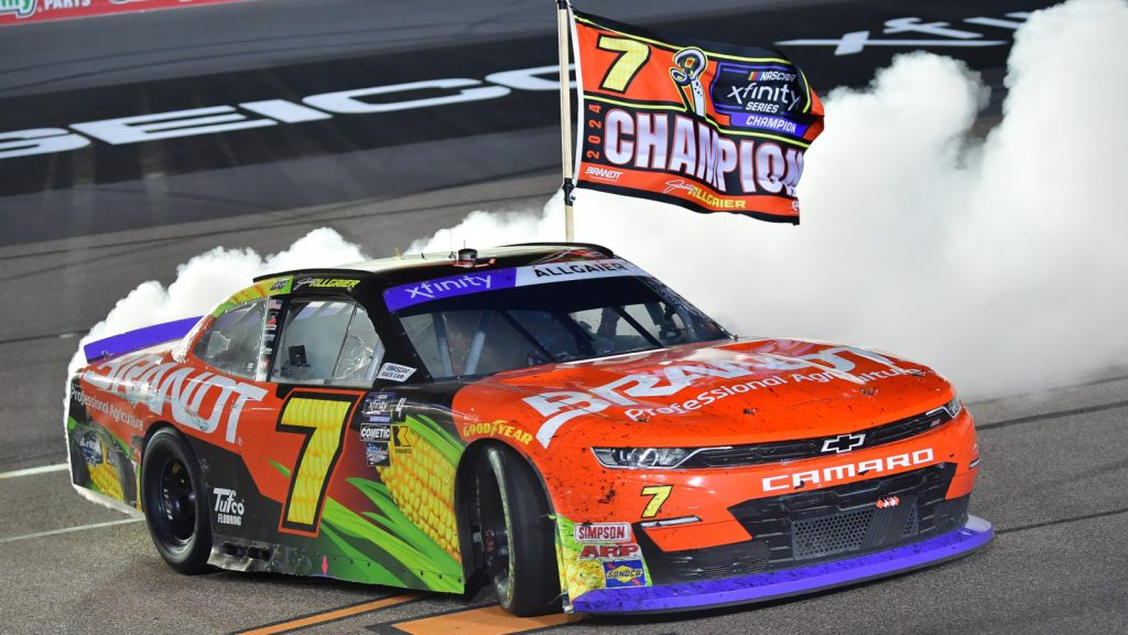 Justin Allgaier wins first NASCAR Xfinity Sequence championship
