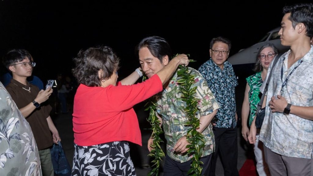 Taiwan president, in Guam, says: We cannot bow to totalitarianism