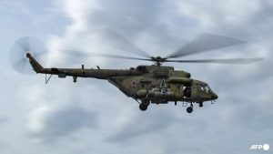 Ukraine says naval drone destroys Russian helicopter for first time