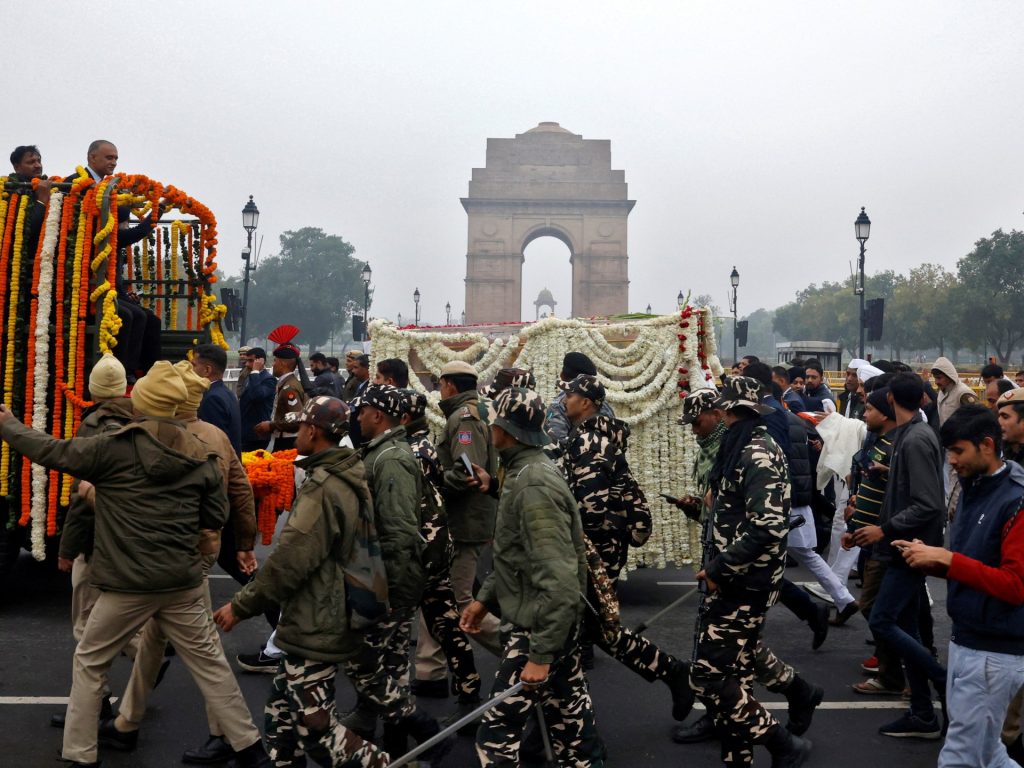 Pictures: India mourns former Prime Minister Manmohan Singh in state funeral | Politics Information