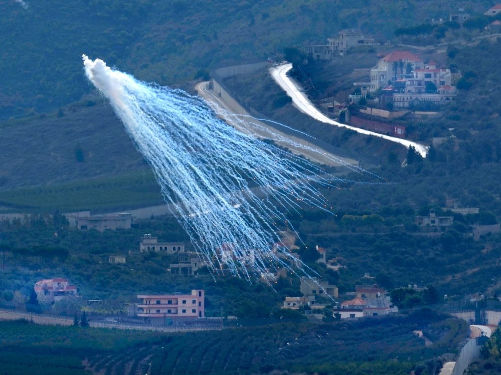 Israel’s buffer zone, created by bombing Lebanon with white phosphorous | Israel assaults Lebanon
