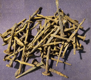 1st Century Roman Nails In Shadow Field