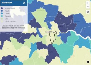 Theodore? Ayla? David? Test hottest child identify in your London borough and past