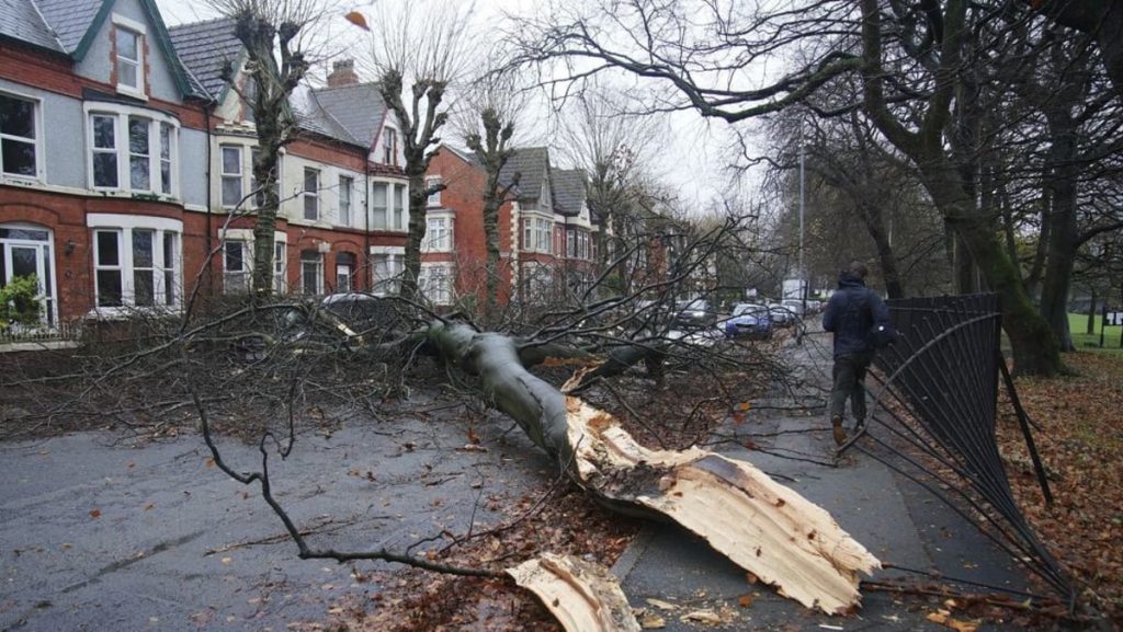 Energy cuts and practice cancellations as Storm Darragh batters UK