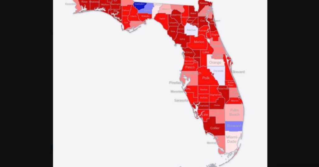 REPORT: Florida Has Turned So Crimson That it Could possibly be 25 Years Earlier than Democrats Are Even Aggressive Once more within the State | The Gateway Pundit REPORT: Florida Has Turned So Crimson That it Could possibly be 25 Years Earlier than Democrats Are Even Aggressive Once more within the State | The Gateway Pundit