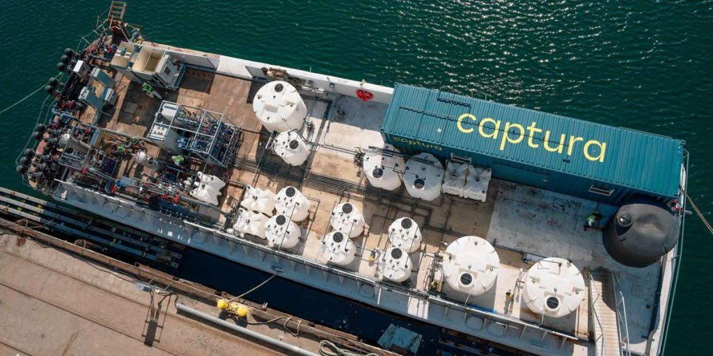 Ocean Carbon Elimination: Captura’s marine carbon seize defined