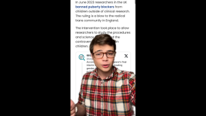 Victor Reacts: The UK Protects Youngsters From Chemical Castration! (VIDEO) | The Gateway Pundit