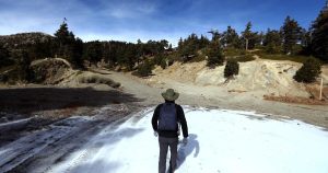 Trails on Mt. Baldy are closed for a cause. Do not hike on them