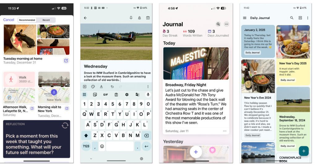 Write Down Your Ideas in a Digital Journal on Your Cellphone