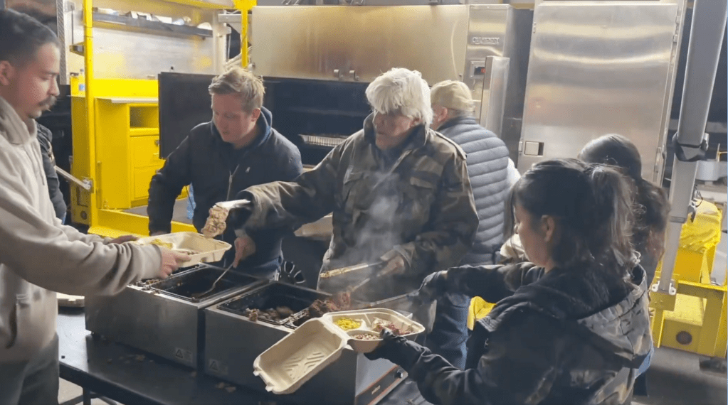 Jay Leno Delivers Scorching Means To Crews Combating L.A. Wildfires Jay Leno Delivers Scorching Means To Crews Combating L.A. Wildfires