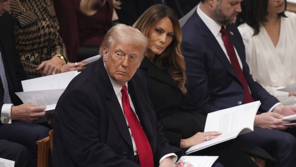 Trump attends prayer service, will get an earful on immigrants and LGBT youth