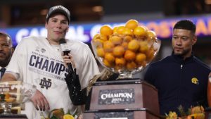 Watch: Notre Dame advances to title recreation with beautiful sequence