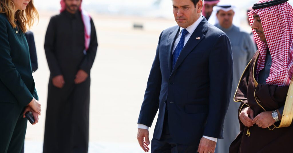 Rubio Lands in Saudi Arabia for Talks on Gaza and Ukraine Rubio Lands in Saudi Arabia for Talks on Gaza and Ukraine