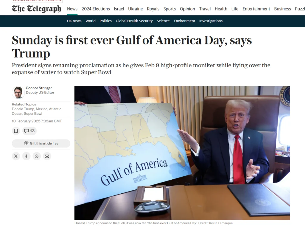 Gulf Of America | Armstrong Economics