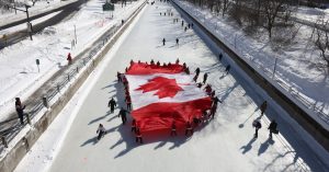 Rejecting Trump’s Name to Annex Their Nation, Canadians Rally Across the Flag