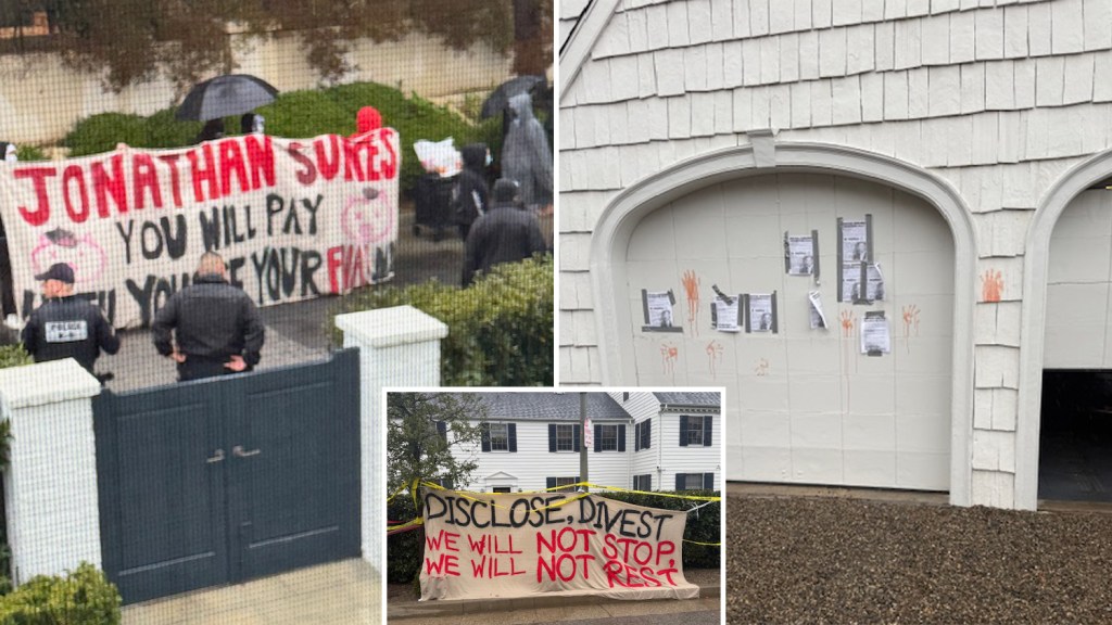 UTA Vice Chairman UC Regent Jay Sures’ Residence In Professional-Palestinian Protest UTA Vice Chairman UC Regent Jay Sures’ Residence In Professional-Palestinian Protest