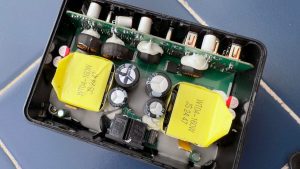 I opened up an inexpensive 600W charger to check its construct, and located ‘goo’ inside