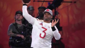 Russell Wilson responds to rumors of him becoming a member of Raiders
