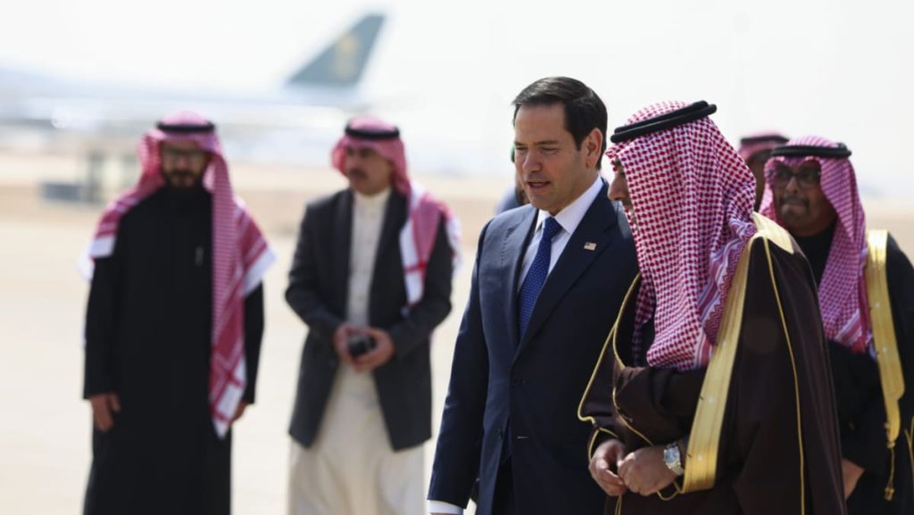 Rubio arrives in Saudi Arabia earlier than Russia talks to finish Ukraine conflict Rubio arrives in Saudi Arabia earlier than Russia talks to finish Ukraine conflict