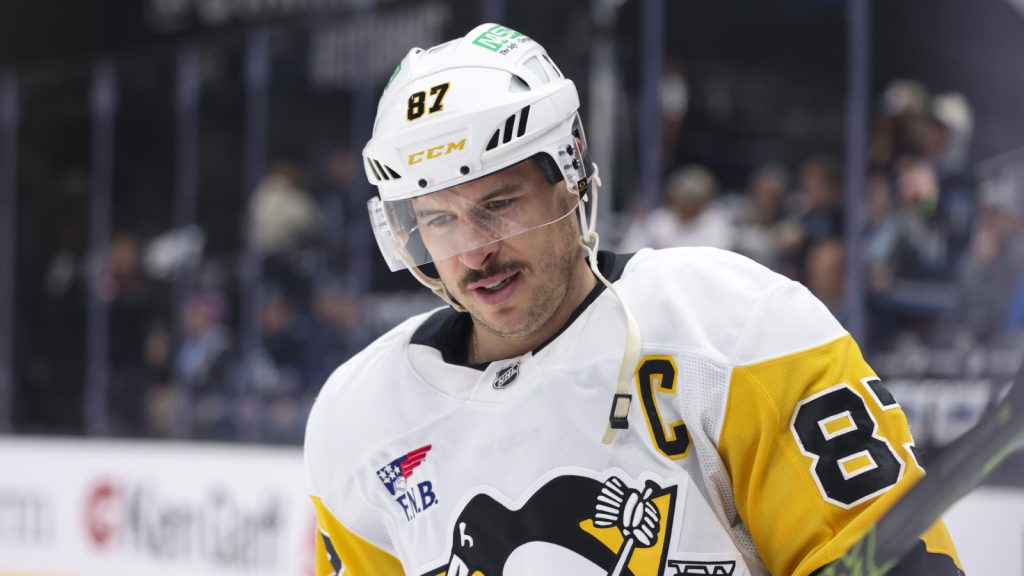 Sidney Crosby being evaluated for upper-body damage
