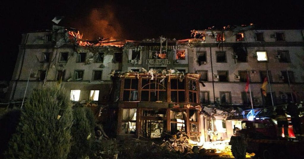 Missile Strikes Resort in Zelensky’s Hometown in Ukraine