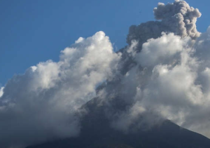 Volcano Throws Ash 26,000 Ft Into The Air