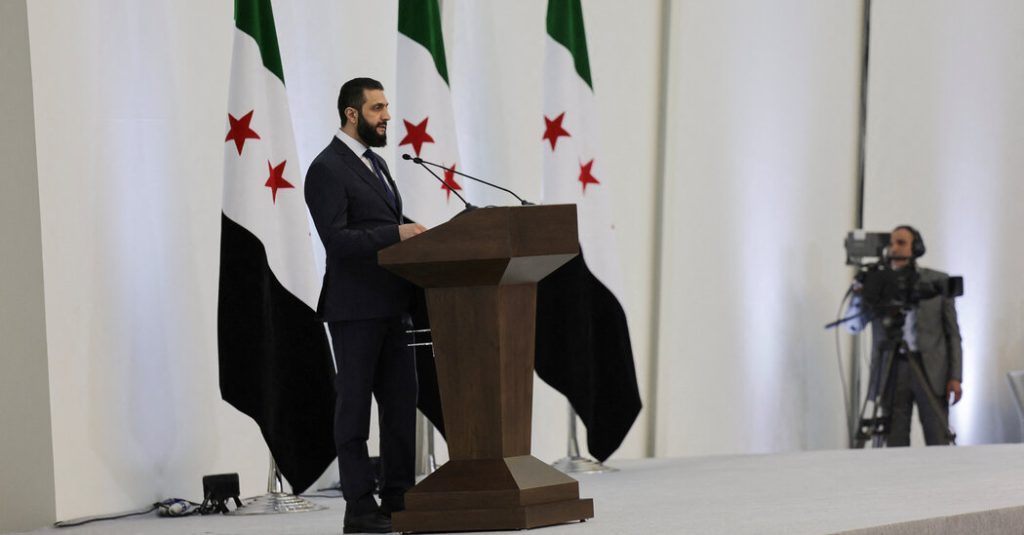 Syria’s Chief Appoints New Authorities After Ousting Assad