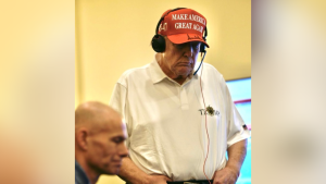 LEGEND: President Trump Watches US Army Bomb Houthi Targets Whereas Sporting Golf Outfit, Trump Shirt, and MAGA Hat Signed by Himself | The Gateway Pundit