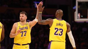 Lakers’ Huge 3 makes NBA historical past in win over Timberwolves