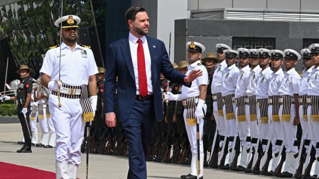 Vance in India for powerful talks on commerce Vance in India for powerful talks on commerce