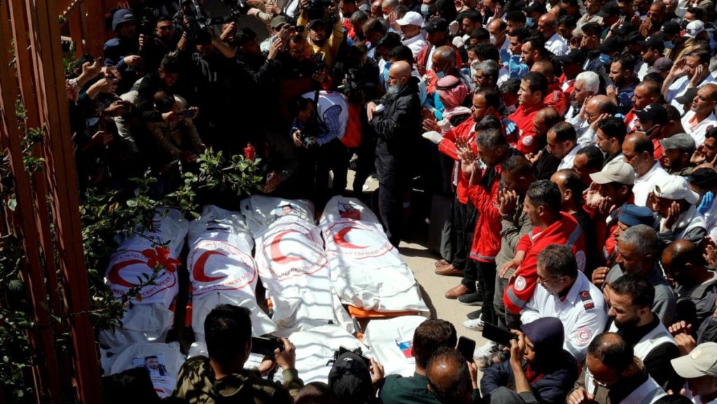 Israeli army modifications preliminary account of Gaza help employee killings