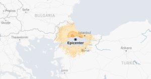 Map: 6.2-Magnitude Earthquake Strikes Close to Turkey