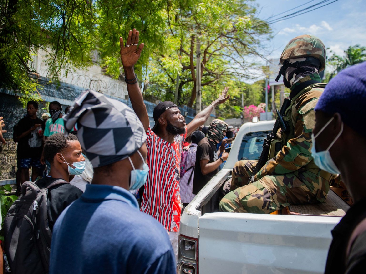 Fed up with surging gang violence, hundreds of Haitians hit the streets | Crime Information