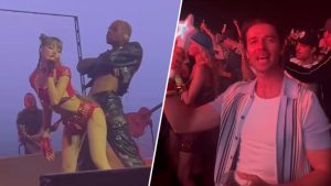 Patrick Schwarzenegger Helps ‘White Lotus’ Star Lisa At Coachella