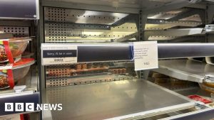 Some M&S shops left with empty cabinets after cyber assault