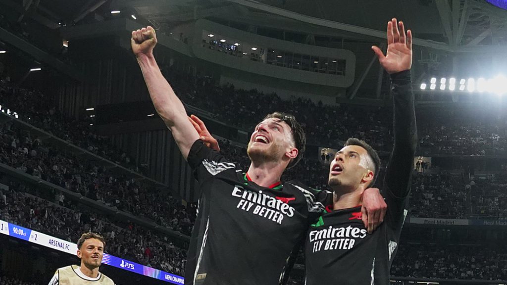 Pitch-perfect Arsenal eliminates Actual Madrid from Champions League