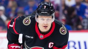 Senators holding out star left winger with upper-body damage