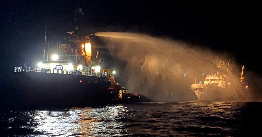 Explosions Cripple Ship Carrying Support to Gaza within the Mediterranean Sea