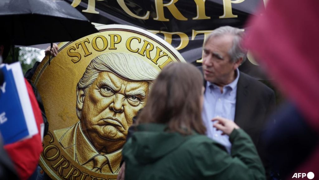 Trump attends memecoin gala as protesters slam ‘crypto corruption’