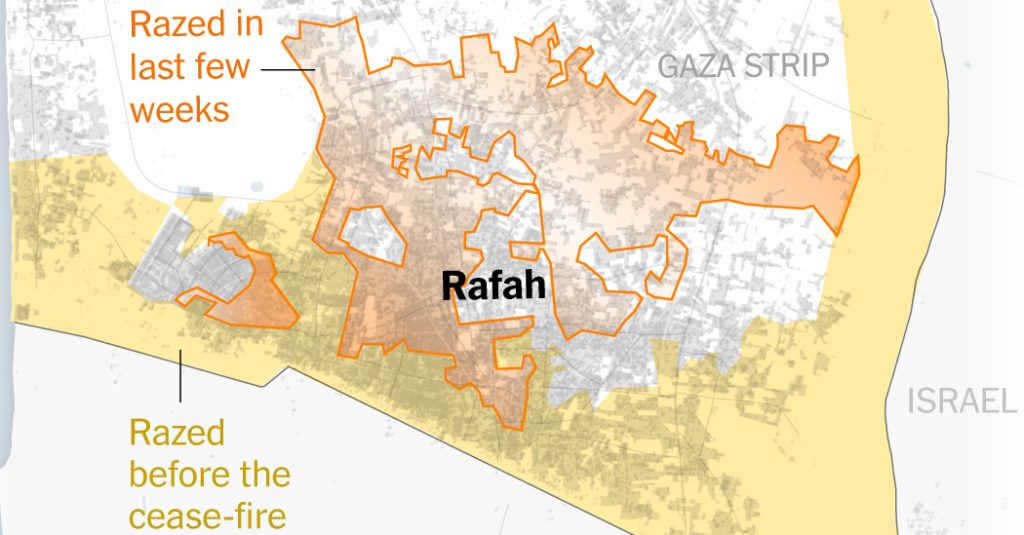 Gazans As soon as Escaped To Rafah. Now Israel Is Razing It.