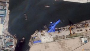 North Korea detains 3 officers over warship launch accident: State media