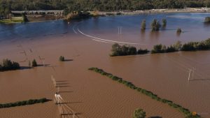 Australian authorities airdrop provides to farmers stranded by flood disaster