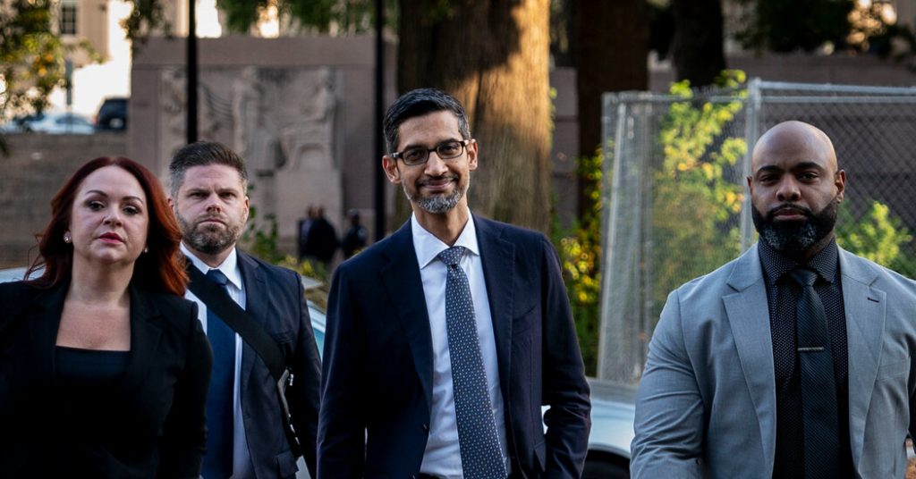 Google’s Chief Says Breakup Proposal Would Hobble Enterprise