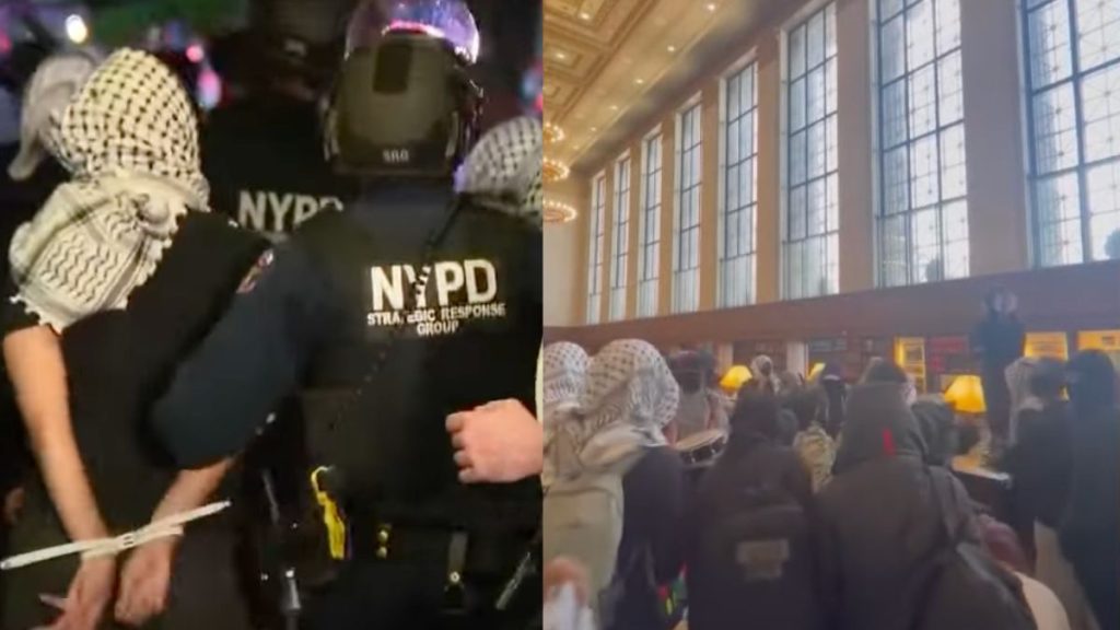 80 Professional-Palestinian Protesters Arrested At Columbia College  