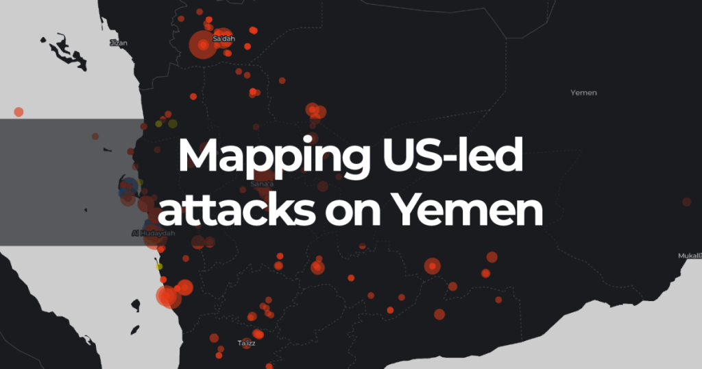 Animated maps present US-led assaults on Yemen | Interactive Information Animated maps present US-led assaults on Yemen | Interactive Information