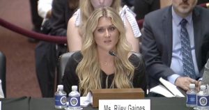 Vile Leftists Goal and Mock Disabled Aged Lady Leaving Riley Gaines TPUSA Occasion: “Kill your self” “I hope you die” (Video) | The Gateway Pundit